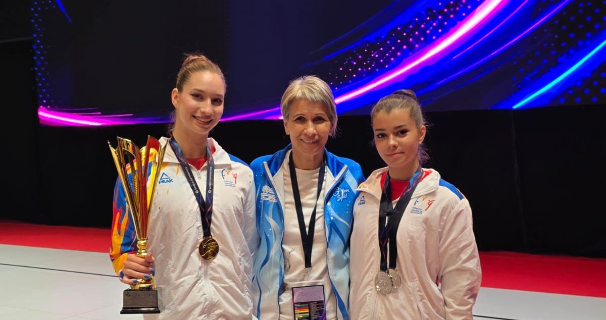 Gimnastica aerobică arădeană strălucește la Cupa Mondială și RomGym Trophy 2026 (FOTO)