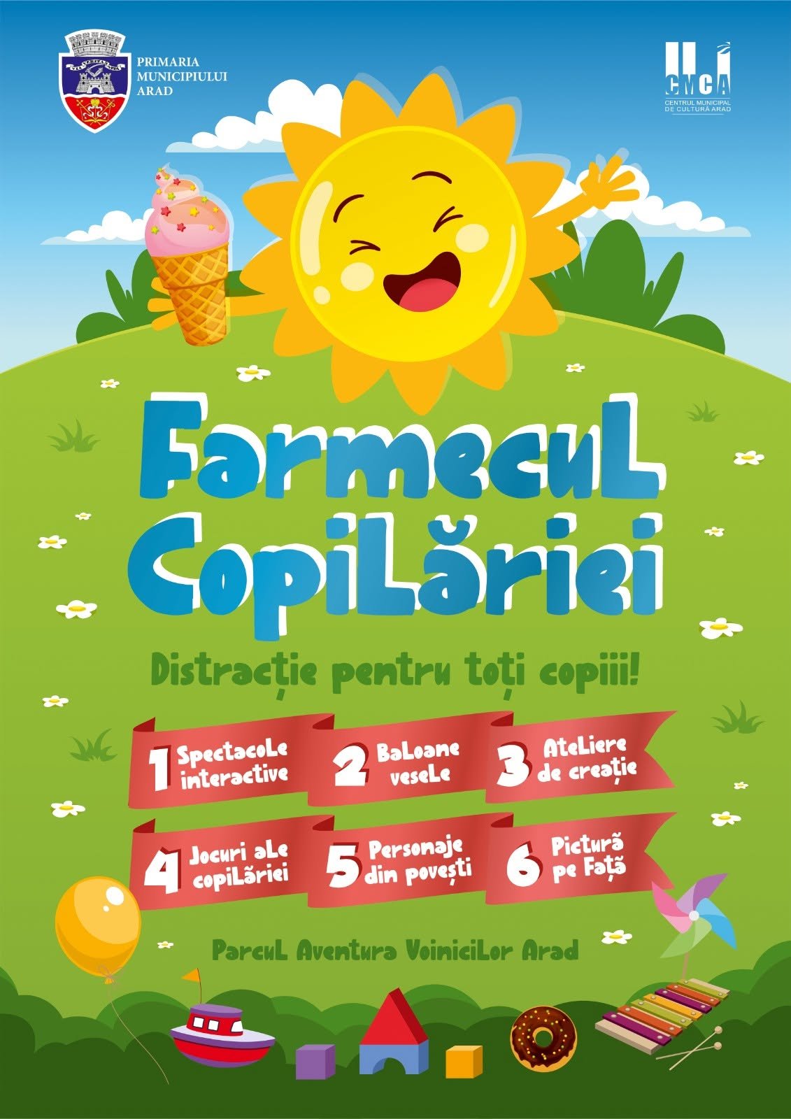 „Farmecul copilăriei” revine în Parcul „Aventura Voinicilor” din Arad