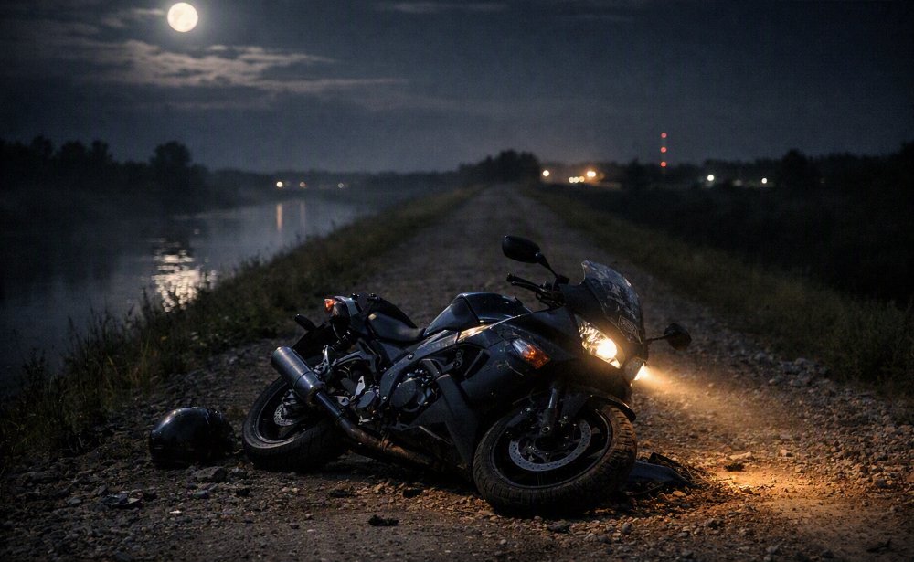 Accident pe dig între Satu Nou și Vânători: un motociclist a fost reținut