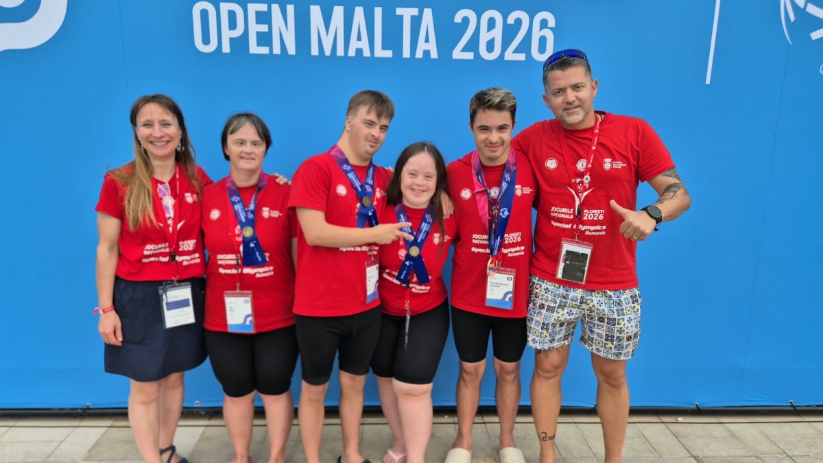 Sportiva arădeană Mara Oprea a luat medalia de bronz la Competiția Europeană de Natație Special Olympics Malta