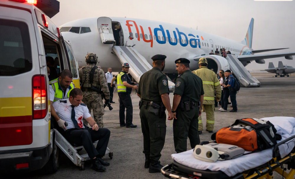 Pilot FlyDubai înjunghiat de colegul său: avionul spre Tel Aviv deviat în Arabia Saudită
