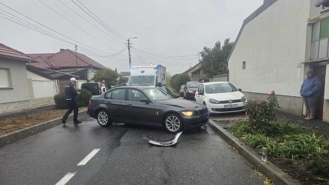 Accident auto la intersecția str.Orfeu cu str. Macedoniei