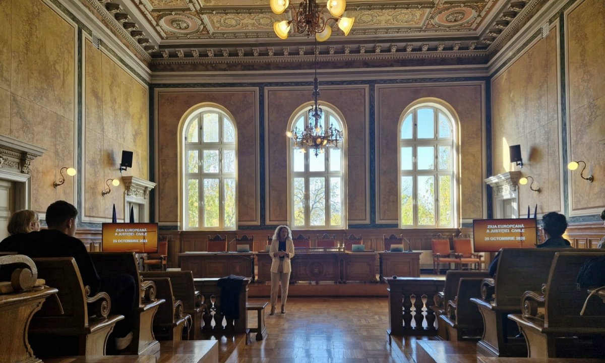 Procese simulate la Tribunal, cu elevii de la Ghiba în rolurile principale, cu prilejul Zilei Porților Deschise