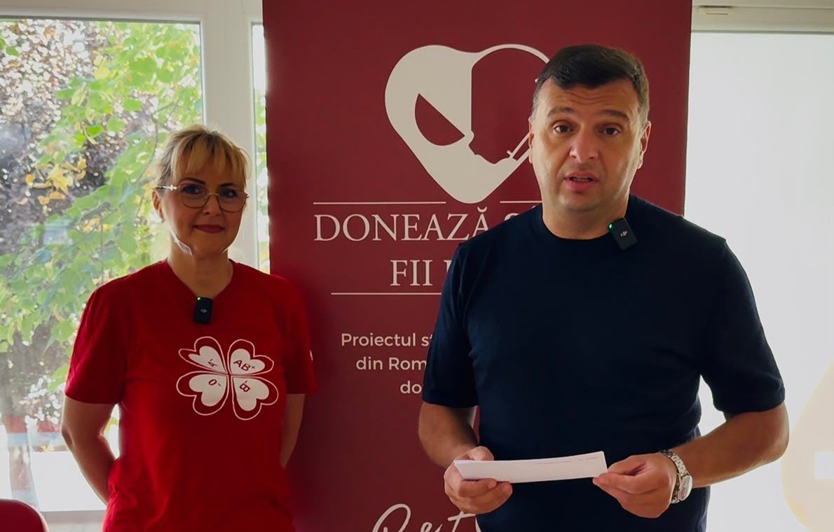 Sergiu Bîlcea: „Aradul are nevoie de donatori de sânge. Un gest simplu poate salva o viață!”