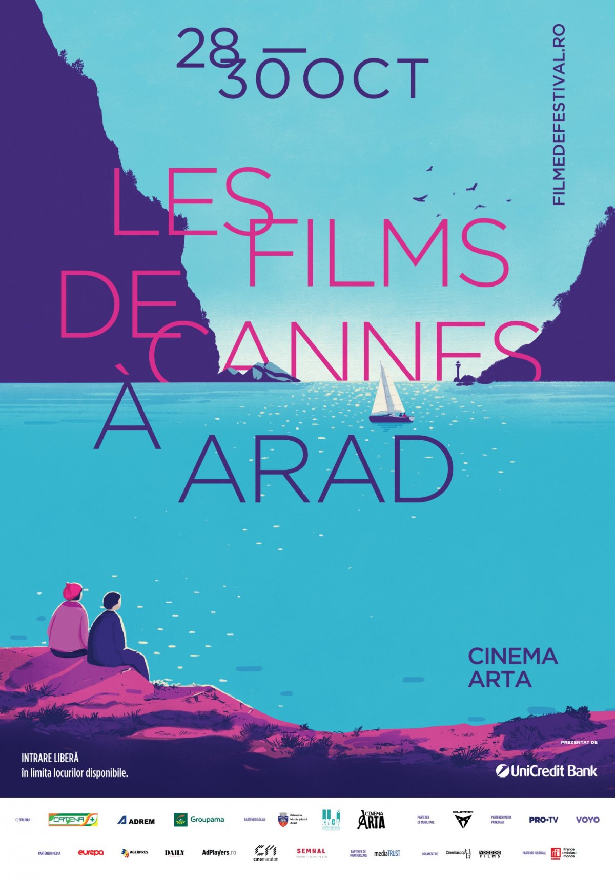Festivalul „Les Films de Cannes à Arad“, ediția 2026, la Cinematograful „Arta“ din Arad