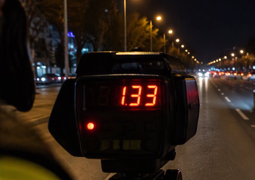 Ăsta se credea pe autostradă: șofer de 18 ani prins în timp ce gonea cu 133 km/h pe Calea Radnei
