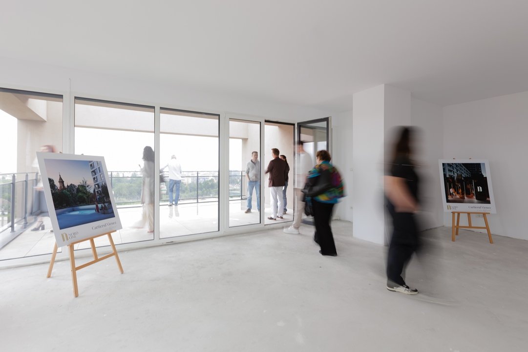 „Un penthouse pentru arta ta” a început în Cartierul Vienez. Primele proiecte transformă penthouse-ul Nord One într-un spațiu dedicat artei