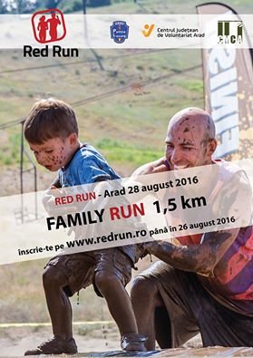 RED RUN 2016! Înscrie-te la CURSA FAMILY - 1,5 KM !