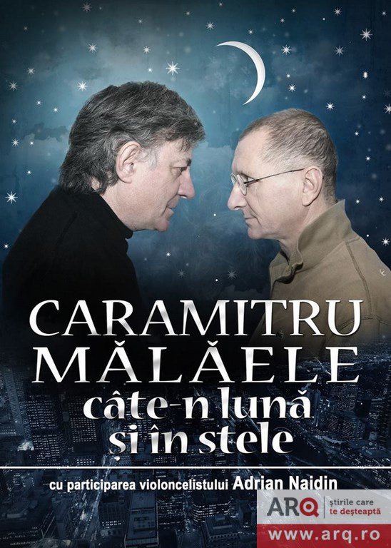  Spectacolul „Caramitru-Mălăele, câte-n lună și în stele” vine la Teatrul de Vară