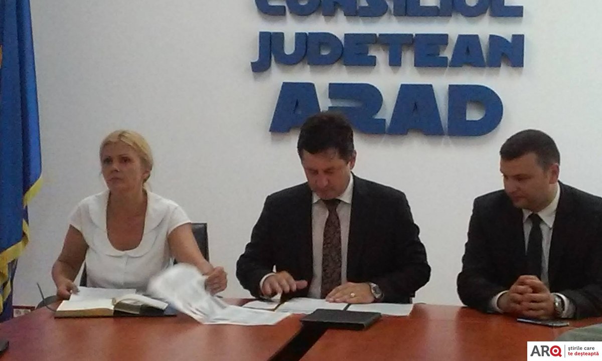 Iustin Cionca a fost ales preşedinte al Consiliului Judeţean Arad