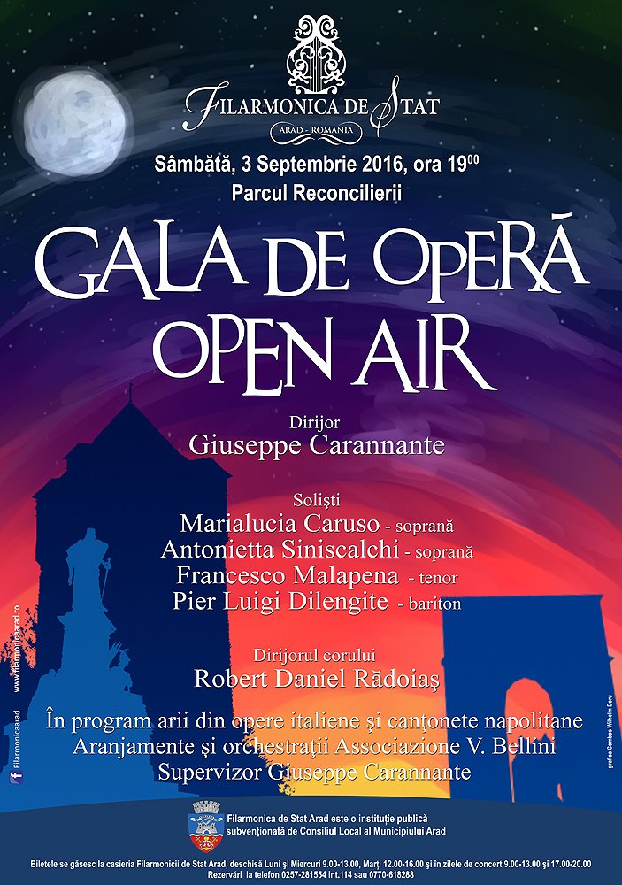 Gala de Operă OPEN AIR – un regal liric de excepție