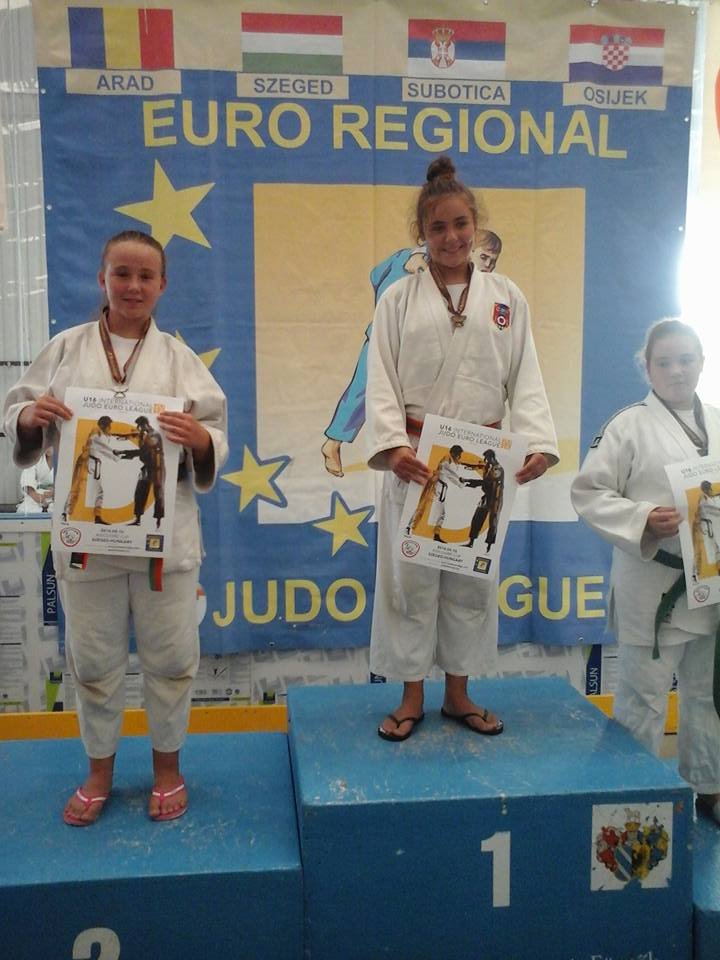 Judoka CSM Arad, pe podium la Szeged