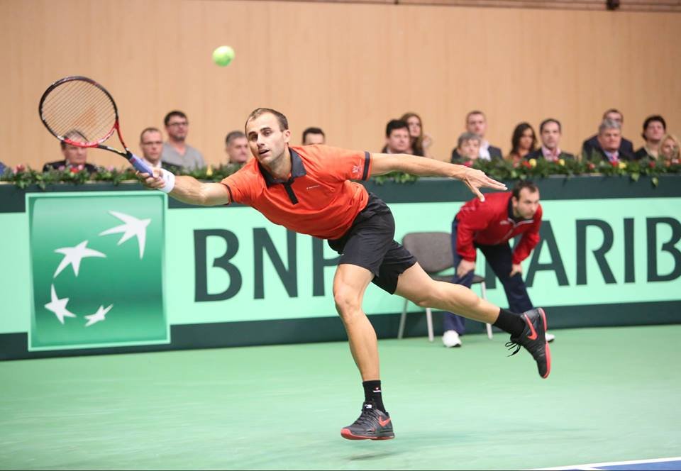 Belarus – România, în primul tur al Cupei Davis. Arădeanul Marius Copil rămâne cel mai bine cotat jucător român la simplu