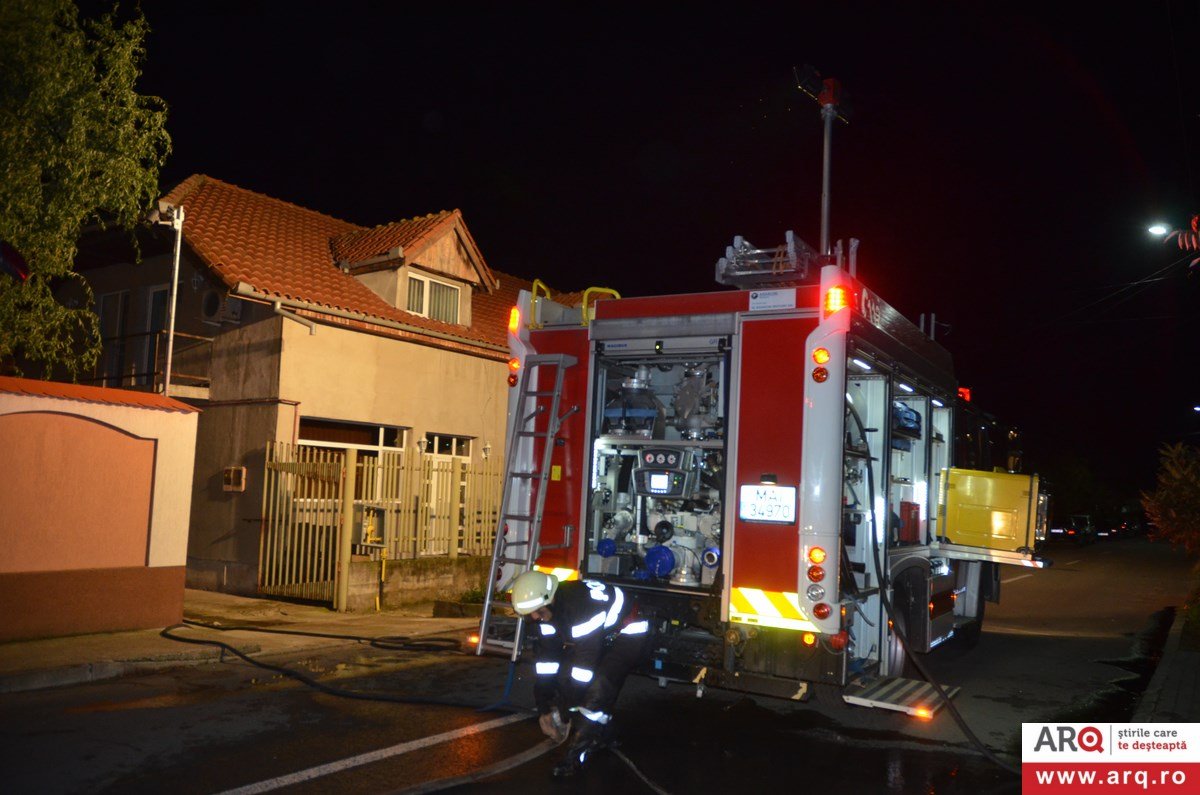 Incendiu la o casă în Gai