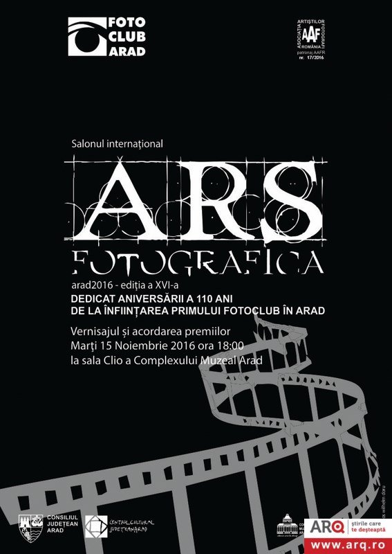 Salonul Internațional Ars Fotografica Arad – 2016