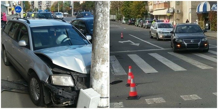 FOTO | Două femei au fost rănite în urma unui accident produs în Centru 