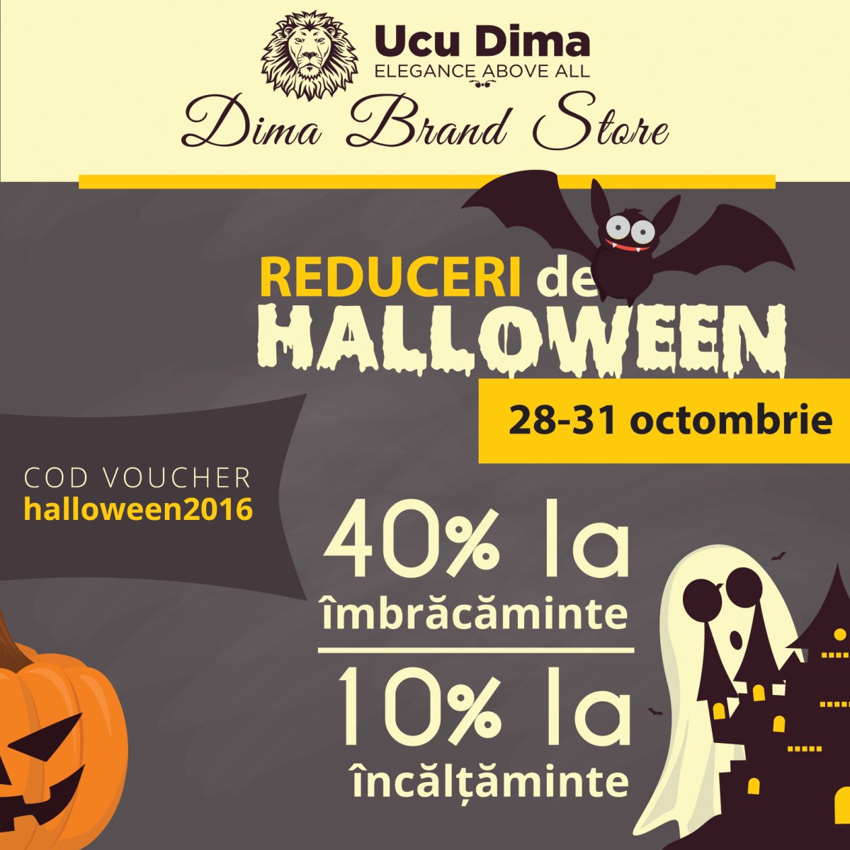 Vedeți ce surprize (de Halloween) v-a pregătit Ucu Dima în acest weekend
